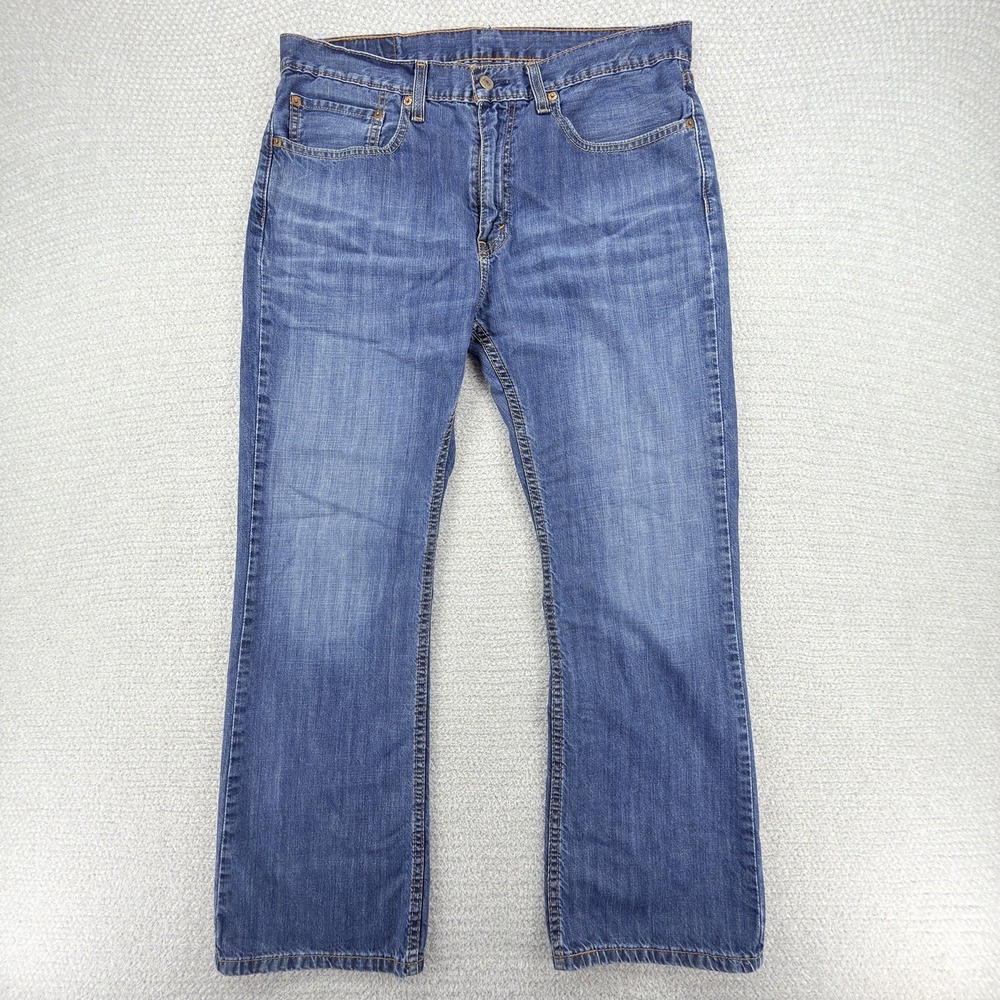 Levi's 527 Jeans Mens 34x30 Slim Bootcut 100% Cotton Denim Western Cowboy‎